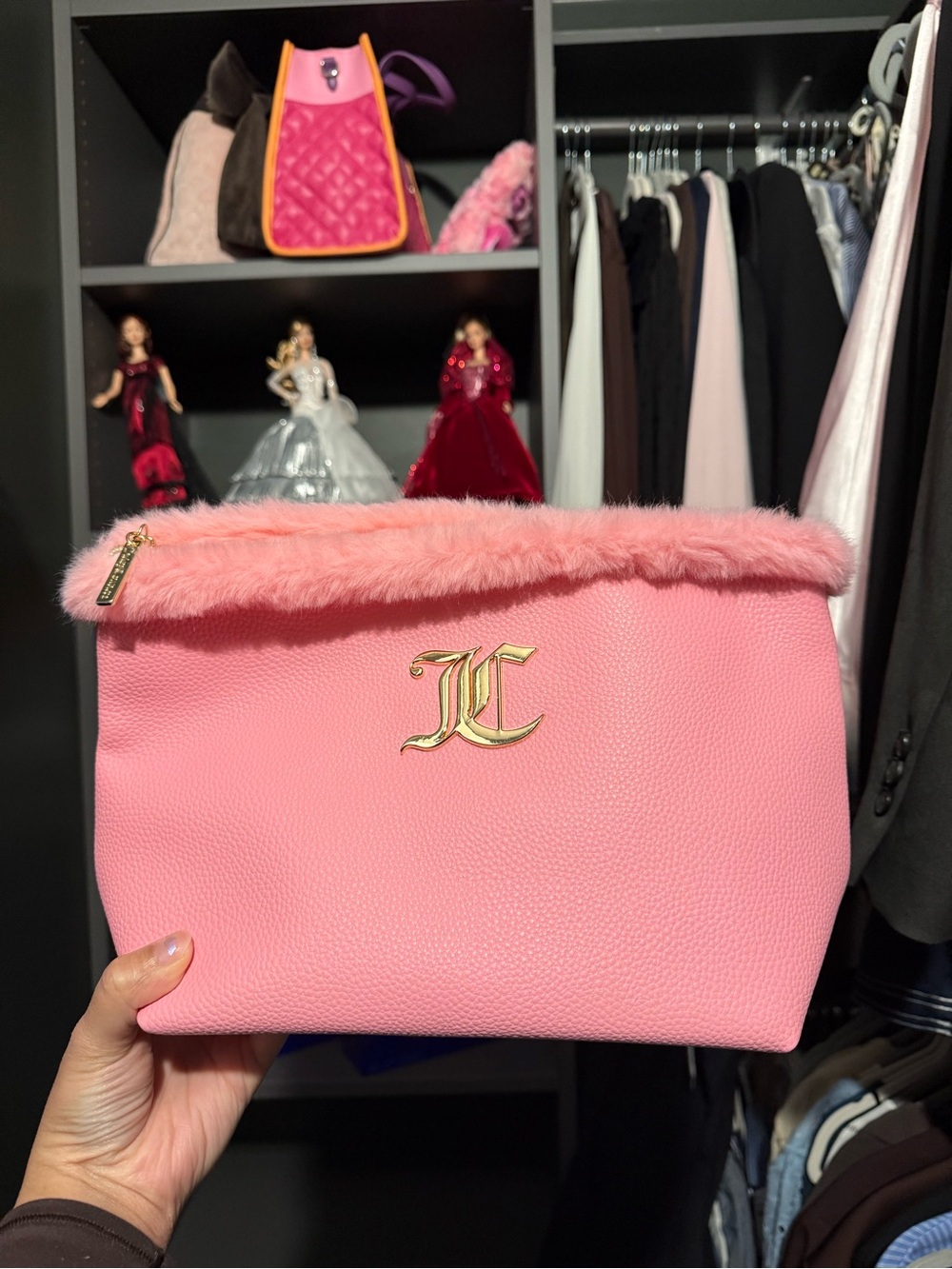 2/$40 💕 pretty pink juicy couture makeup bag